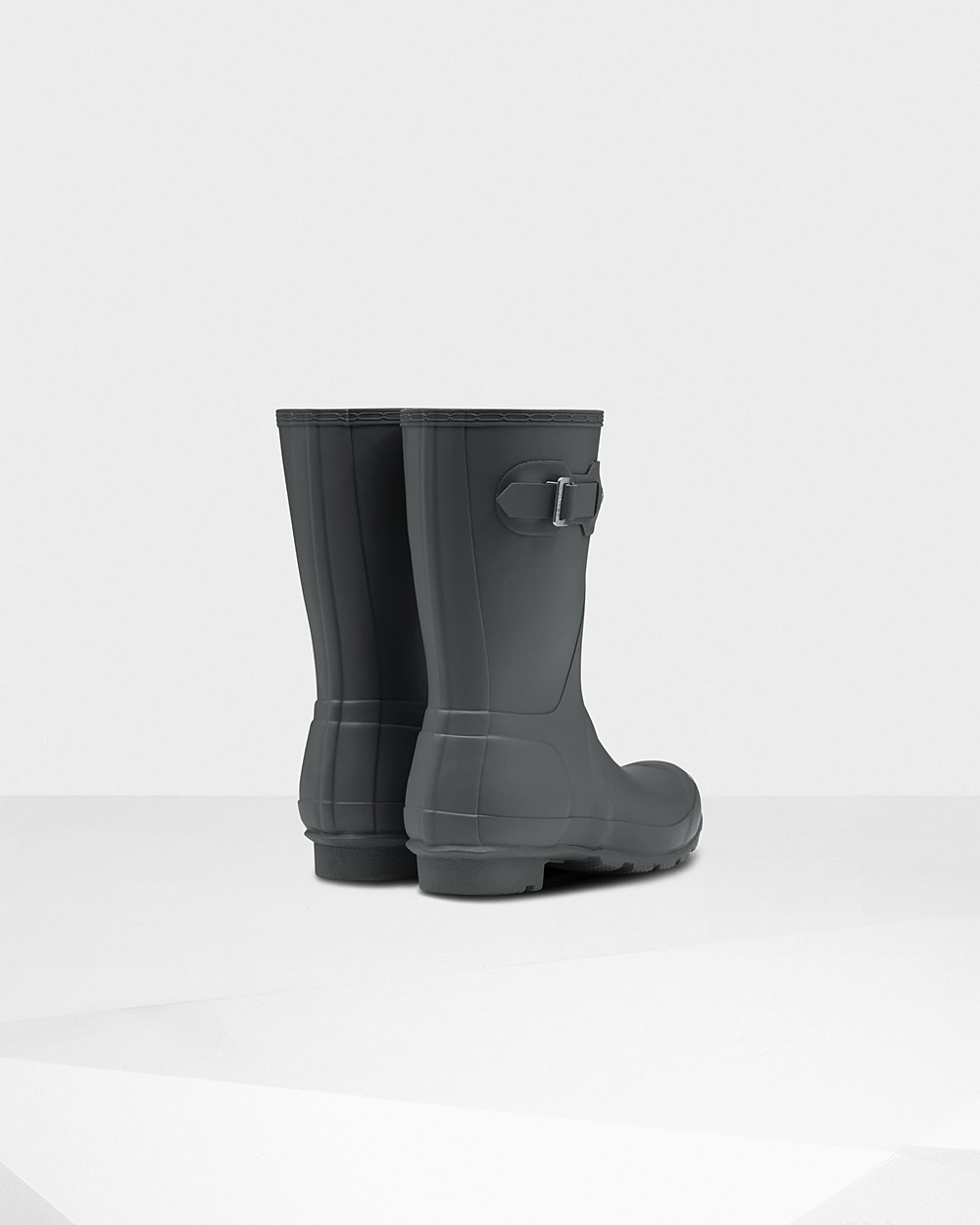 Botas de Lluvia Cortas Hunter Mujer - Original Insulated - Verdes Oscuro - FBXDNWJ-75